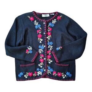 Northern Isles Size L Cardigan Sweater 100% Acrylic